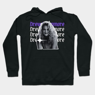 Drew barrymore x 80s retro style Hoodie